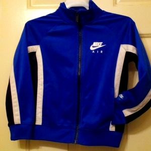Boys blue with white trim Nike Jacket